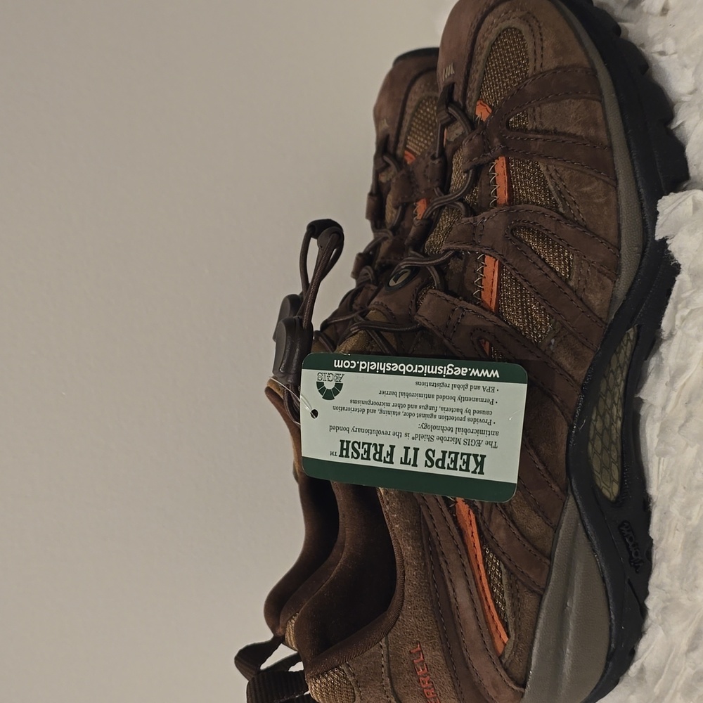 Merrell Siren Stretch Women's Brown And Orange Size 7 Hiking Shoes - Picture 3 of 11